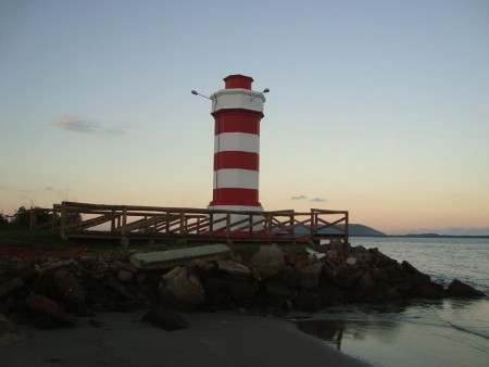 A luz do farol